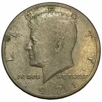 США 50 центов (1/2 доллара) 1971 г. (Полдоллара Кеннеди)