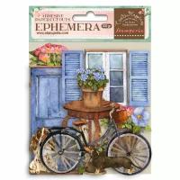 Наклейки Create Happiness Welcome Home bicicletta e fiori STAMPERIA DFLCT13