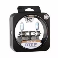 Галогеновые лампы MTF light Iridium 4100K H7 (2 лампы)