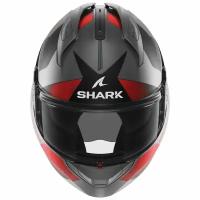 Мотошлем трансформер модуляр SHARK EVO GT TEKLINE MAT Antracite/Chrome/Red, M