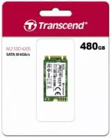 Внутренний SSD Transcend 480GB MTS420, SATA-III R/W - 500/560 MB/s, (M.2), 2242, 3D NAND