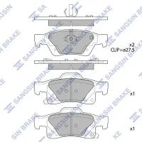 HI-Q SP1946 колодки дисковые задние\ Jeep (Джип) grand Cherokee (Чероки) IV wk / wk2 10, dodge durango 11