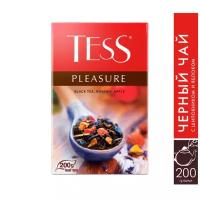 Чай черный Tess листовой Pleasure с шиповником и яблоком, 200 г