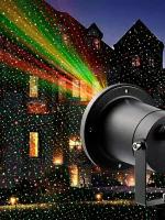 Лазерный уличный морозостойкий проектор Звездный дождь Outdoor Laser Light, 1 режим