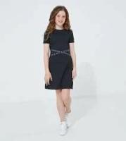 Платье Calvin Klein PUNTO LOGO TAPE SS DRESS 6 для девочек