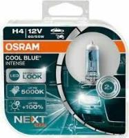 Лампа автомобильная галогенная H4 OSRAM COOL BLUE Intense Next 12V 60/55W (комплект 2 шт)