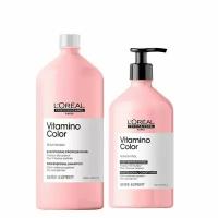 L'oreal Professionnel Serie Expert Набор Vitamino Color (шампунь 1500 мл + кондиционер 750 мл)