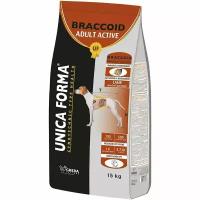 Unica Forma Braccoid Adult Active Сухой корм для взрослых собак средних и крупных пород,с ягненком, 15 кг