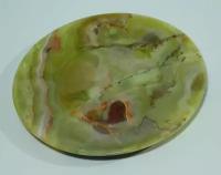 Тарелка из натурального камня оникс