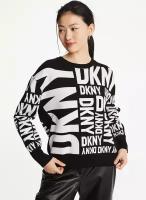 Женский джемпер DKNY Exploded Logo Black/Ivory