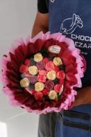 Букет конфет Сладкий Съедобный Цветы шоколадные розы