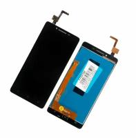 Display / Дисплей в сборе с тачскрином (модуль) и рамкой для Lenovo A6010 черный