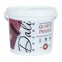 DALI-DECOR QUARTZ PRIMER / дали декор кварц праймер грунтовка адгезионная акриловая белый 6 кг