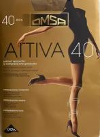 Колготки Omsa Attiva, 40 den, размер 4, коричневый