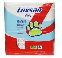 Подстилки Luxsan Premium для животных с рисунком 60х90 см 20 шт