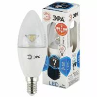 Лампа светодиодная ЭРА LED smd B35- 7w-840-E14 Clear 4000К