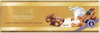 Шоколад молочный LIND Swiss Premium Chocolate с изюмом и цельным фундуком, 300г