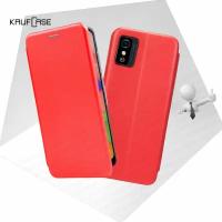 Чехол книжка KaufCase для телефона ZTE Blade L9 (5"), красный. Трансфомер