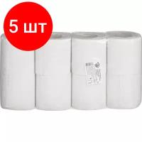 Комплект 3 упаковок, Бумага туалетная JOY ECO 2сл вторич. втул 17.5м 140л 8рул/уп