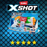 Водный пистолет ZURU X-Shot Water micro fast fill водный пистолет икс шот зуру белый 17 см