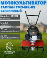Мотокультиватор бензиновый Тарпан ТМЗ-МК-03 с двигателем Zongshen XP200E, мощность 6,5 л. с, объем 196 куб. см