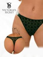 Трусы Victoria's Secret, размер M, зеленый