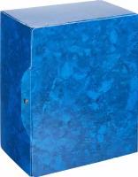 Папка архивная Папка архивная Attache на кнопке 150мм, синий мрамор, ламининированный картон