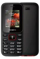 Телефон мобильный (TEXET TM-128 BLACK-RED (2 SIM))