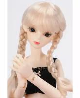 Парик Dollmore Ann Hair Style Wig Blonde Wig (Энн с двумя косичками блонд размер 17,5-20 см для кукол Доллмор)