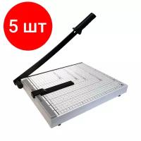 Комплект 5 штук, Резак для бумаги Office Kit Cutter A4, 300мм, 10л, сабельный