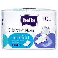 Прокладки женские Bella, Nova Classic Comfort Drainette Air, 10 шт, BE-012-RW10-E08