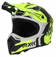 Мотошлем кроссовый взрослый Acerbis PROFILE 5 22-06 Black/Fluo-Yellow, XL