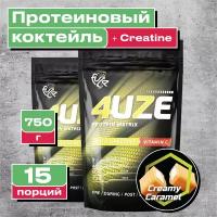 Мультикомпонентный Протеин Fuze Protein Matrix + Сreatine 750г, Сливочная карамель