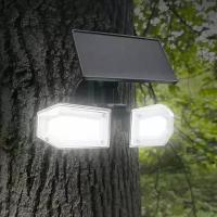 Светильник на солнечных батареях Duwi Solar LED 3 режима поворотный 25Вт 6500К 820Лм IP65 с датчиком движения черный 25018 0