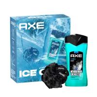 Набор подарочный Axe Ice Chill Гель для душа, + Мочалка