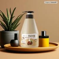 Лосьон для тела с ароматом кофе Welcos Kwailnara Coffee Milk Body Lotion (560мл.)