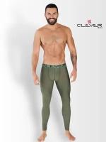 Мужские легинсы хаки Clever Moda IDEAL LONG JOHNS 037210 XL (50)