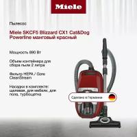 Пылесос Miele Blizzard CX1 Cat&Dog PowerLine SKCF5, красный манго