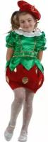 Карнавальный костюм для девочки "Клубничка" размер 128 - 34