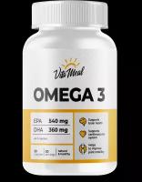 Омега 3 VitaMeal Omega 3, рыбий жир 1000 мг, 90 капсул