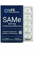 S-Аденозил-Метионин (дисульфат тозилат) LIFE EXTENSION SAMe S-Adenosyl-Methionine 400 mg 30 таблеток