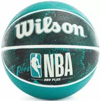Мяч баскетбольный WILSON NBA DRV Plus, WZ3012602XB7 р.7, бирюзовый