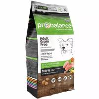 Сухой корм для собак ProBalance Adult Grain Free беззерновой 10 кг