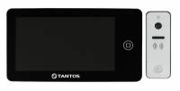 Tantos NEO (черный) и iPanel 2+(белая) (комплект домофона с экраном 7" и вызывной панелью с широким углом обзора)