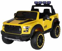 FUTAI Электромобиль FORD RAPTOR 12V (полный привод, EVA) - XHD-F150-YELLOW