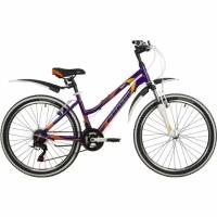 Подростковый велосипед Stinger Bike Stinger 24" Laguna фиолетовый, размер 14" 24AHV.Laguna.14VT2