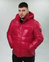 Мужская зимняя куртка Lanqsidun красный 56