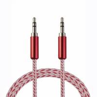 Аудио-кабель 3,5мм красный (CBA50-35-10R) WIIIX 1 m AUX