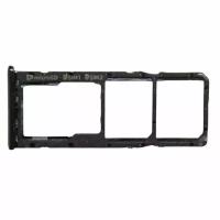 Лоток Sim-карты Samsung A105F A10, A125F (A12), A205F (A20), A305F (A30), A505F (A50), A750F (A7 2018), M127F (M12) / Vivo Y91c и карты памяти черный