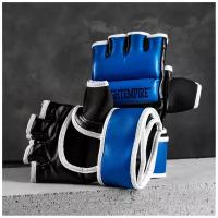 Перчатки для MMA FIGHT EMPIRE, PRESTIEGE, размер L, цвет синий, черный